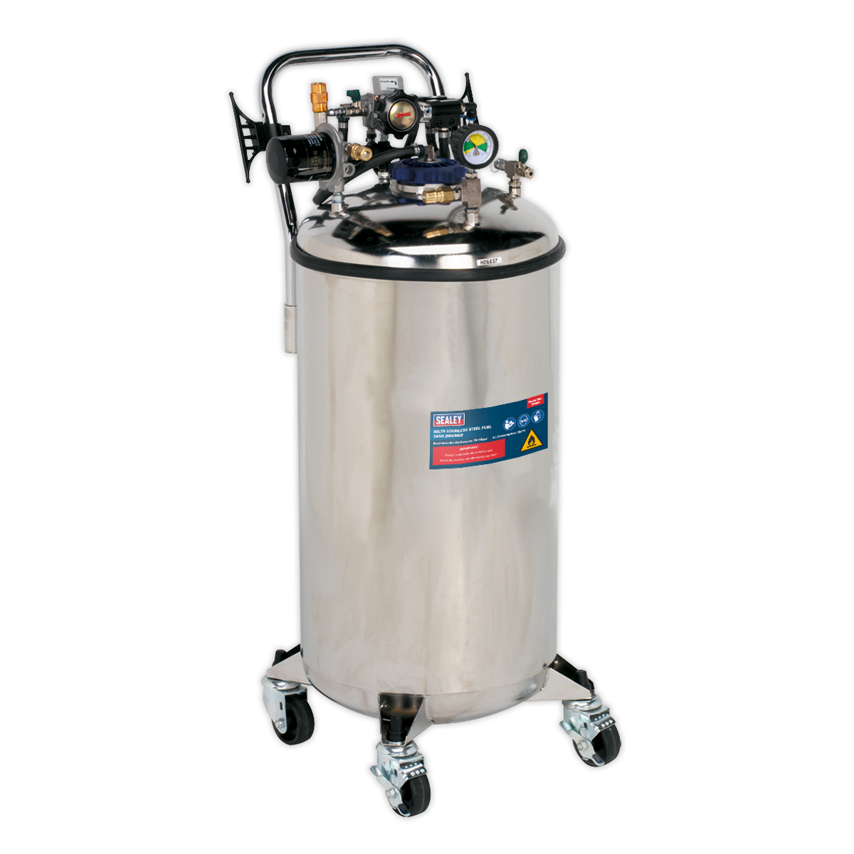 Stainless Steel Fuel Tank Drainer 90L