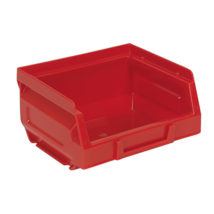 Plastic Storage Bin 105 x 85 x 55mm, Red - Pack of 24