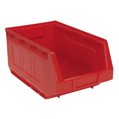 Plastic Storage Bin 210 x 355 x 165mm, Red - Pack of 12
