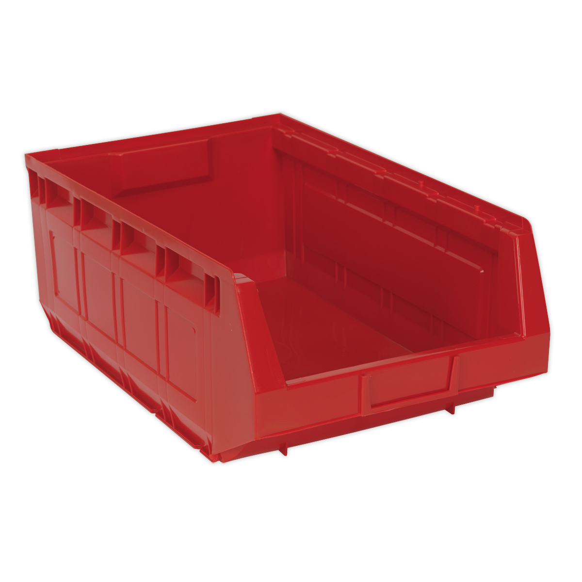 Plastic Storage Bin 310 x 500 x 190mm, Red - Pack of 6