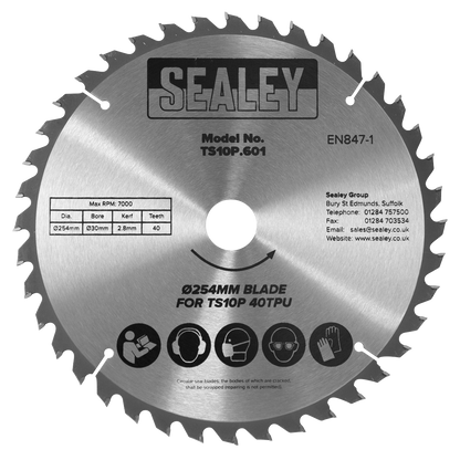 254mm Blade for TS10P 40tpu