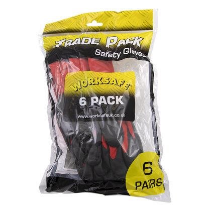 Worksafe® Nitrile Foam Gloves - Pack of 6 Pairs