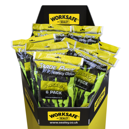 Worksafe® Thermal Super Grip Gloves, Large - Pack of 6 Pairs