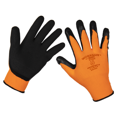 Worksafe® Foam Latex Grippa Gloves - Pack of 6 Pairs