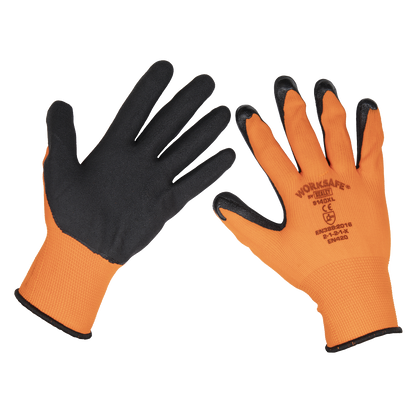 Worksafe® Foam Latex Grippa Gloves - Pack of 6 Pairs