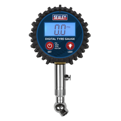 Digital Tyre Pressure Gauge with Swivel Head & Quick Release