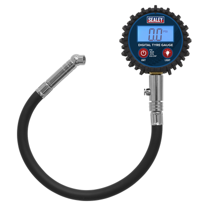 Digital Tyre Pressure Gauge with Push-On Connector