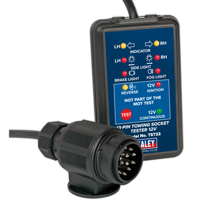 Towing Socket Tester 13-Pin 12V - DVSA Approved