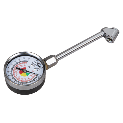 Twin Connector Tyre Pressure Gauge