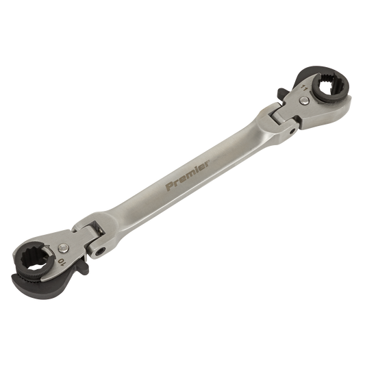 Premier Ratcheting Brake Pipe Spanner 10 x 11mm