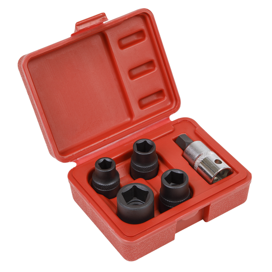 Brake Caliper Socket Set 1/2"Sq Drive 5pc