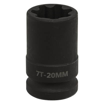 Brake Caliper Socket 1/2"Sq Drive 20mm 7-Point
