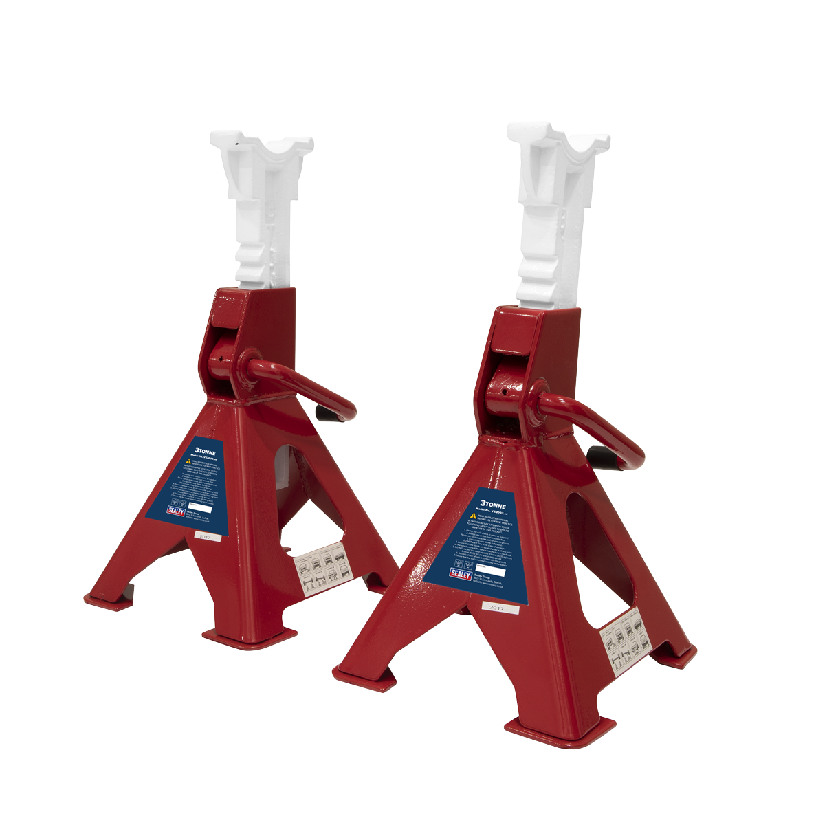 Ratchet Type Axle Stands (Pair) 3 Tonne Capacity per Stand