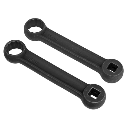 Engine Mount Spanner for Mercedes 16 & 17mm 2pc