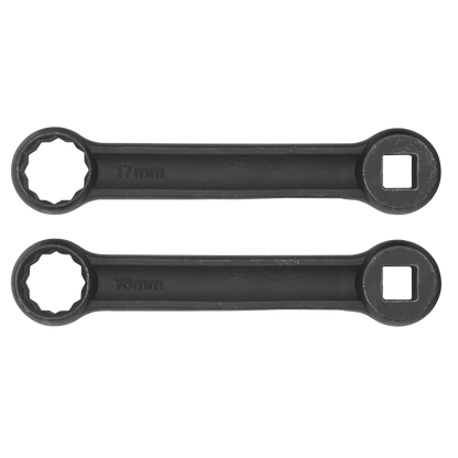 Engine Mount Spanner for Mercedes 16 & 17mm 2pc