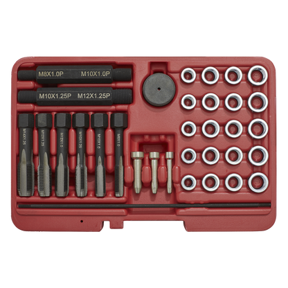 Glow Plug Thread Repair Set 33pc