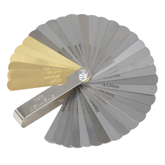 Premier Combination Steel/Brass Dual Marked Feeler Gauge 36 Blade