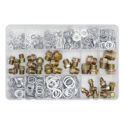 Sump Plug & Washer Assortment 534pc