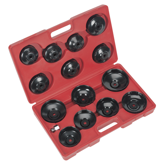 Oil Filter Cap Wrench Set 15pc