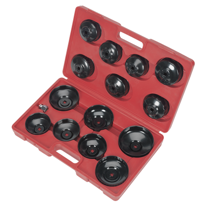 Oil Filter Cap Wrench Set 15pc
