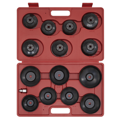 Oil Filter Cap Wrench Set 15pc