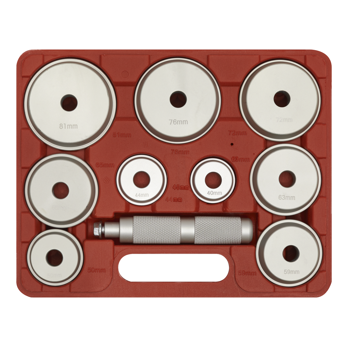 Aluminium Bearing Race & Seal Driver Set 10pc
