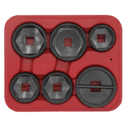 Oil Filter Cap Wrench Set 6pc