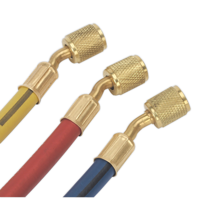 Air Conditioning System Manifold with Sight Glass