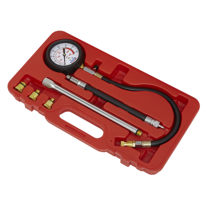 Petrol Compression Tester Deluxe Kit 6pc