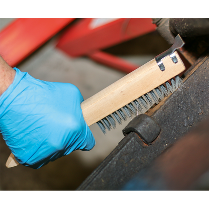 Wire Brush with Steel Fill & Scraper 260mm