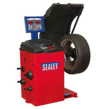 Semi-Automatic Wheel Balancer