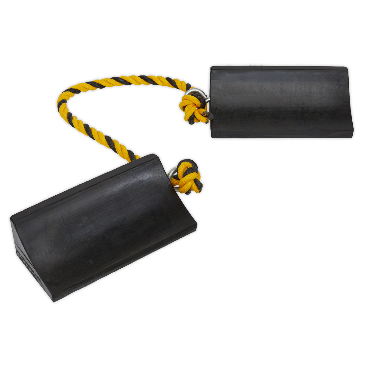 Rubber Wheel Chocks Heavy-Duty - Pair