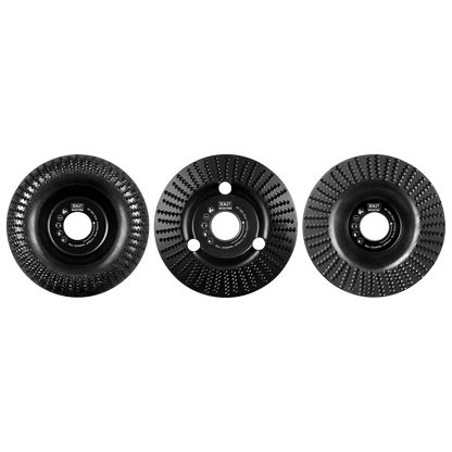 115mm Wood Carving Disc 22mm Bore - Pack of 3