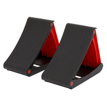 Folding Wheel Chocks - Pair