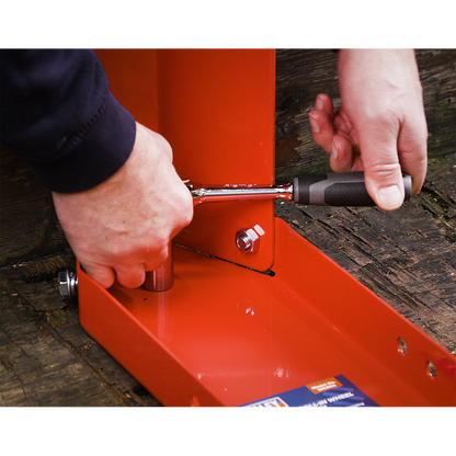 Bolt Down Motorcycle Roll-in Wheel Clamp