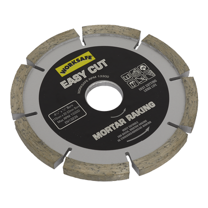 Easy Cut Diamond Blade Mortar Raker 115 x 22mm