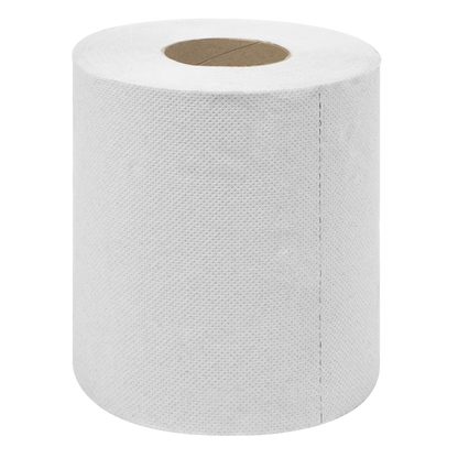 2-Ply Embossed White Paper Roll 60m - Pack of 6