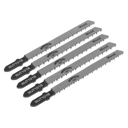 Worksafe® Jigsaw Blade for Wood & Plastics 75mm 10tpi - Pack of 5