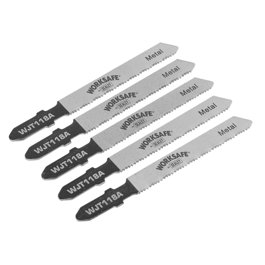 Worksafe® Jigsaw Blade for Metal 55mm 21tpi - Pack of 5