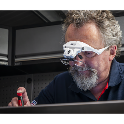 LED Magnifier Spectacles with Headband