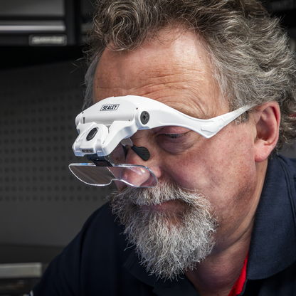 LED Magnifier Spectacles with Headband