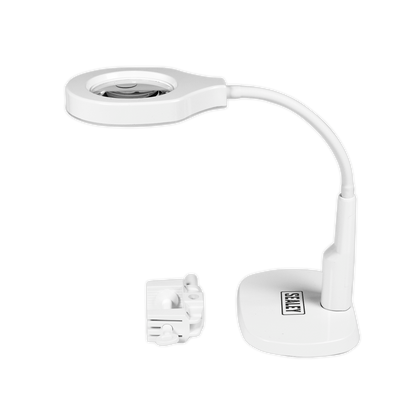 Dimmable Dual Mounting Magnifying Worklight 230V 45 SMD LED