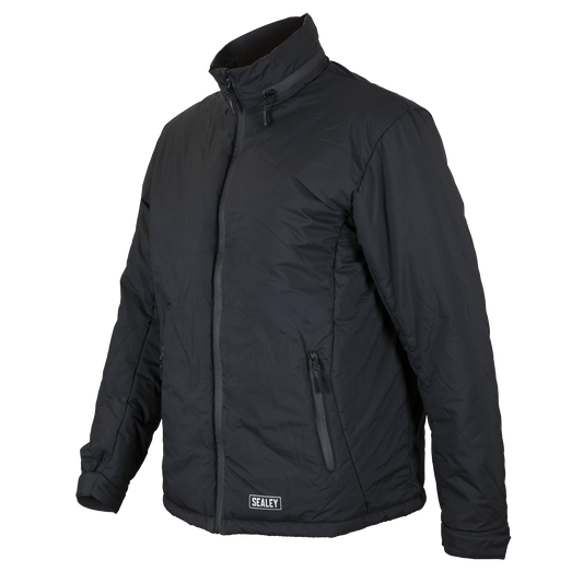 5V Heated Thermal Rain Jacket - 48" Chest, Large
