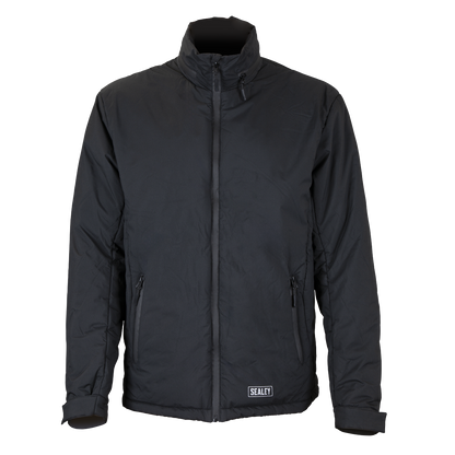 5V Heated Thermal Rain Jacket - 48" Chest, Large