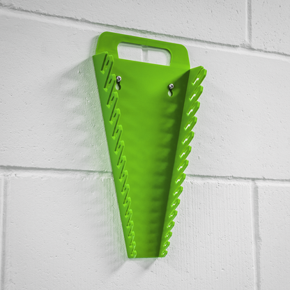 Premier Spanner Rack Capacity 15 Spanners - Hi-Vis Green