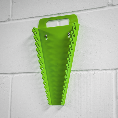 Premier Spanner Rack Capacity 15 Spanners - Hi-Vis Green