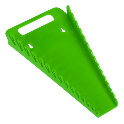 Premier Spanner Rack Capacity 15 Spanners - Hi-Vis Green