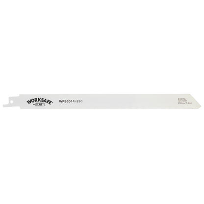 Worksafe® Reciprocating Saw Blade for Metal 250mm 18tpi - Pack of 5