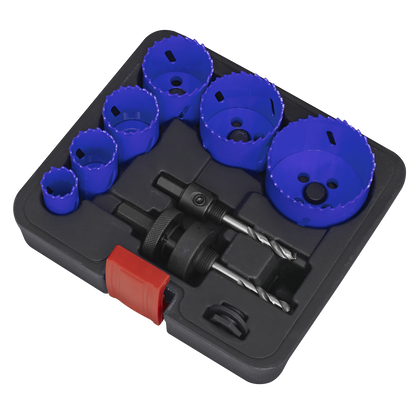 Electrician's Hole Saw Kit 9pc