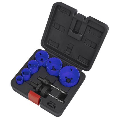 Electrician's Hole Saw Kit 9pc